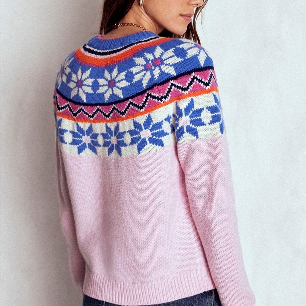 Boden Eleanor Fair Isle Sweater - Picture 3 of 8